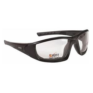 UVEX BY HONEYWELL NYLON SW12 8 SAFTY TITMUS EYEGLASSES GOGGLE BLACK FRAME
